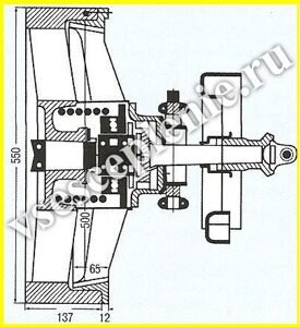 рис. 8 Конусное сцепелние Daimler Motoren Gasellschaft с алюминевым конусом